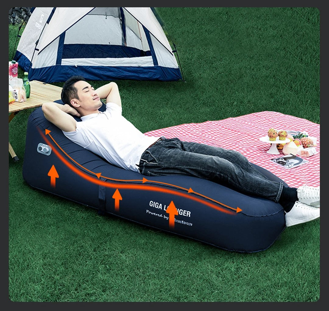 Lecturer rechargeable, automatically inflatable lounger giga lounger