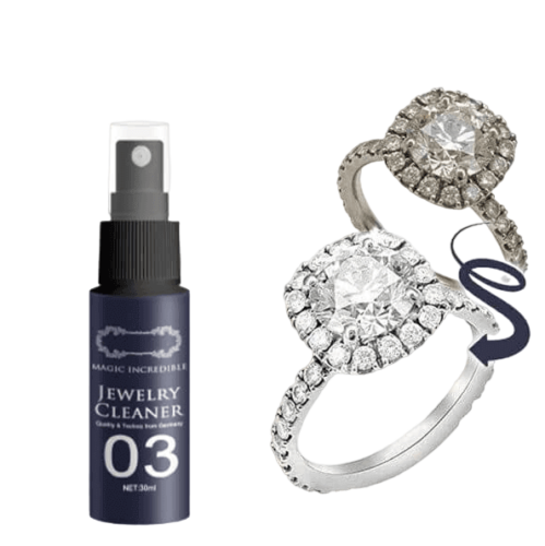 A jewelry cleaning spray